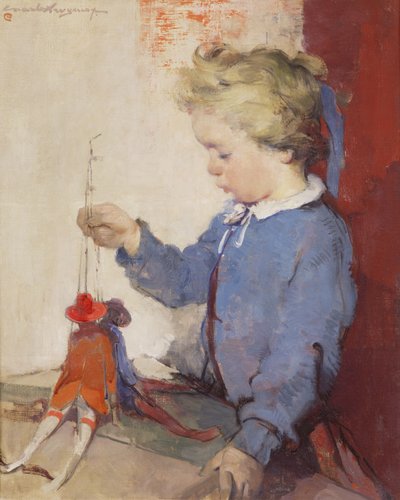 De Poppenkastspeler door Charles Swyncop